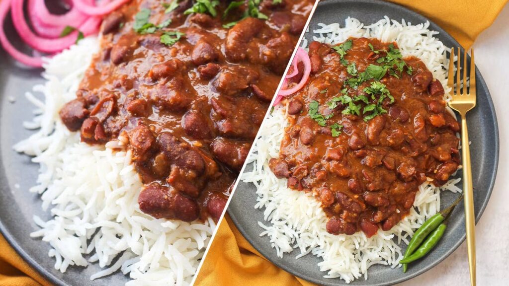 Rajma Chawal (Kidney Beans Curry with Rice)