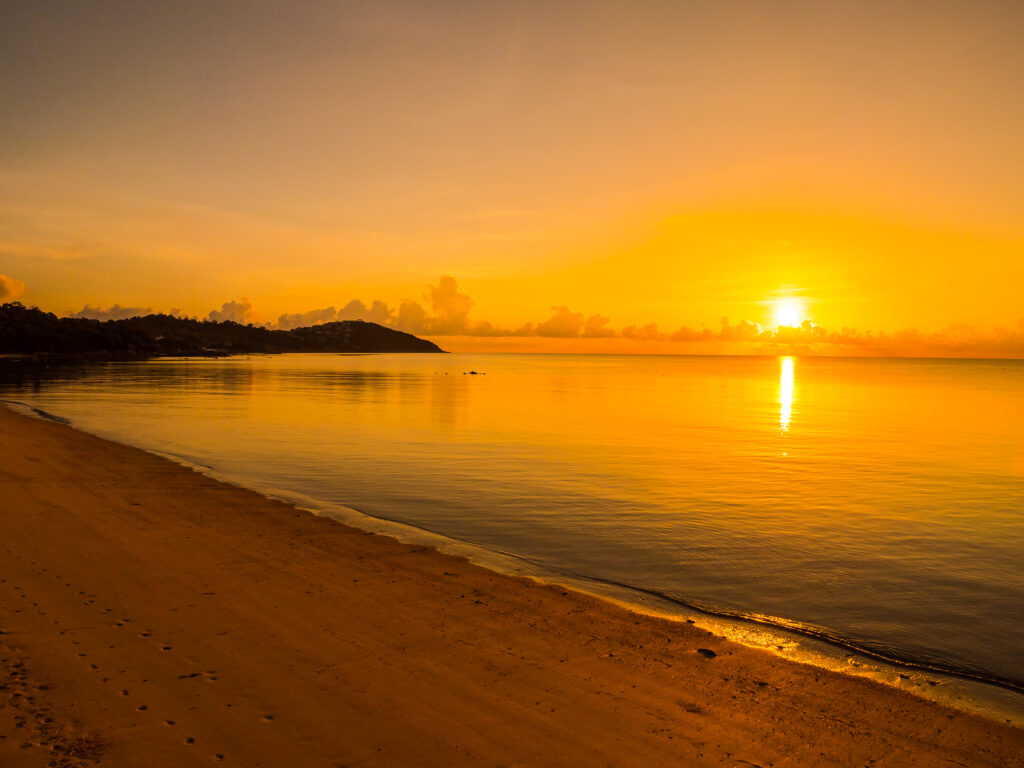 sunset at Radhanagar 